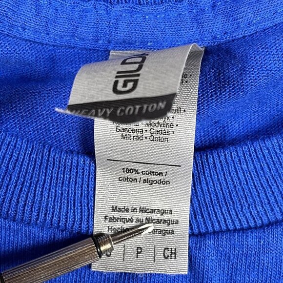 Philadelphia 76ers Bricken for Chicken Chick Fila Blue T-Shirt Size Small - Picture 4 of 5